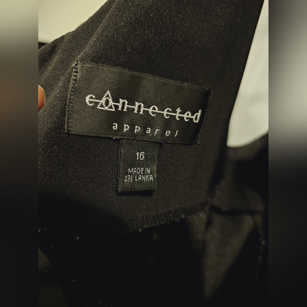 Connected Apparel Black Dress Women's 16